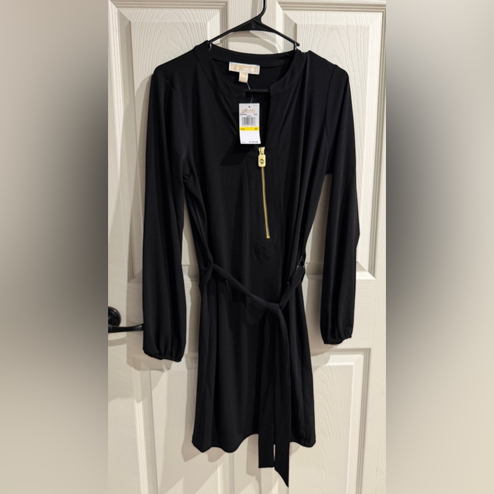 micheal kros Black Long Sleeve Dress